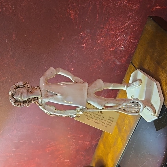 RARE:Vtg MCM 1960s Dino Bencini Ceramic Folk Art Figurine  Tennis Player- #310 - Picture 5 of 11